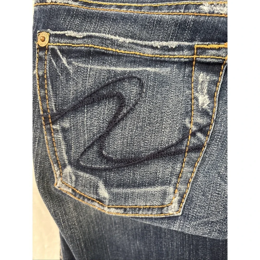 Silver Jeans Co. - Karli Denim Bermuda Shorts Women’s Size 28 Low Rise Y2K Style